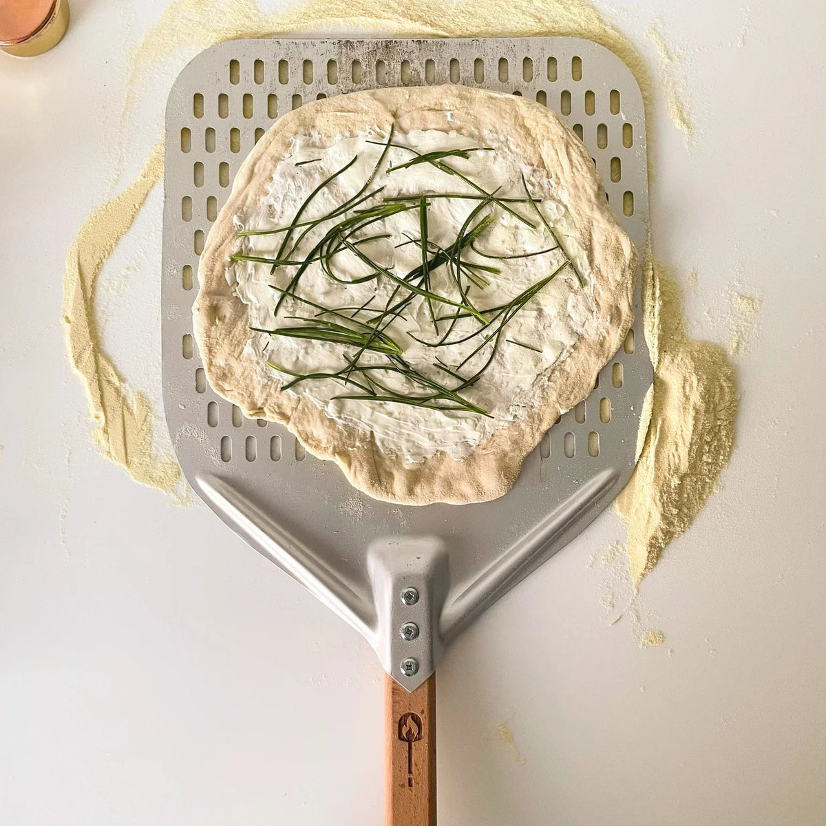 Pizza Bianca mit Barba di Frate