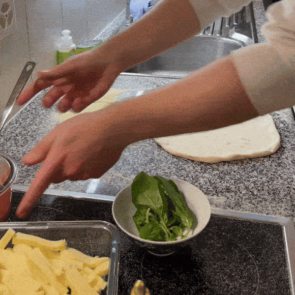 Pizza Saucenlöffel gif